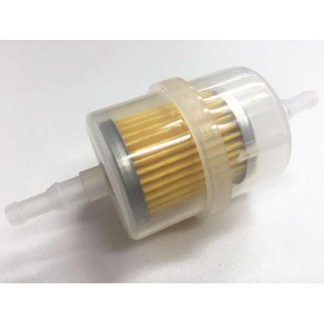 FILTRO DIESEL GASOLIO BENZINA UNIVERSALE TRASPARENTE D.6/8MM PER AUTO MOTO 29328 (1/3)