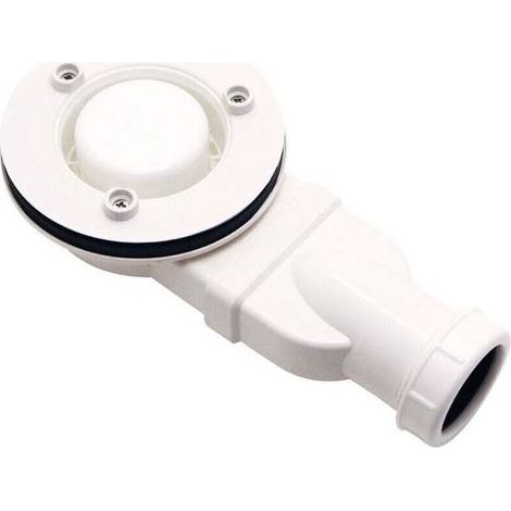 Aiperq Pour receveur de douche bac à douche extra-plat mod. Salle de douche en plastique anti-odeur ABS vasque plat drain accessoires. blanc (1/5)