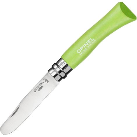 Coltello 7 VRI JUNIOR INOX, manico verde Grab 001700