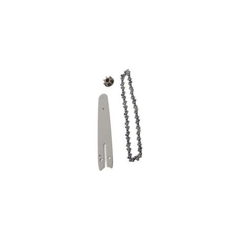 Ensemble de Guide-chaîne et Chaîne 186mm pour Scie à Branches Électrique Portable Mini Scie à Chaîne - (1/5)