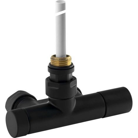 Sapho Mono One - Ventilanschluss-Set, Mittelanschluss, 50 mm, schwarz matt CP2052BS (1/3)