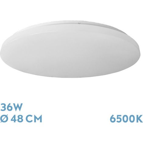 Plafoniera Tadeo 36w 6500k Bianco 6,5x48x48cm 3590lm