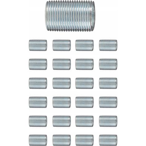 BOQUILLA ROSCADA PARA TUBO M10 X 15 MM JUEGO DE 25 - PARA LÁMPARAS E ILUMINACIÓN