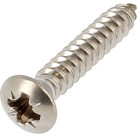 Vis Tole TFB Pozidriv 3.5X16 Inox A2 DIN 7983Z - Vis Tole TFB Pozidriv 3.5X16 Inox A2 DIN 7983Z (1/2)