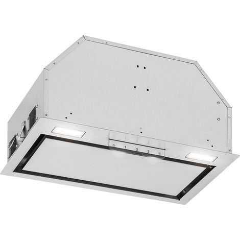 Klarstein Campana extractora Camila empotrada 52 cm 397 m³/h LED Touch acero inoxidable