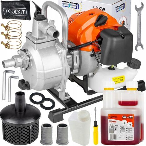 Motopompe essence avec accessoires pour eaux chargées 800l-min