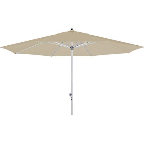 Doppler Sonnenschirm "Active Tele 340", Ø 340 cm, greige, Bezug aus 100% Polyester, Gestell aus Aluminium, 9,5 kg Sonnenschirm "Active Teleskop 340", greige, Ø 340 cm (1/5)