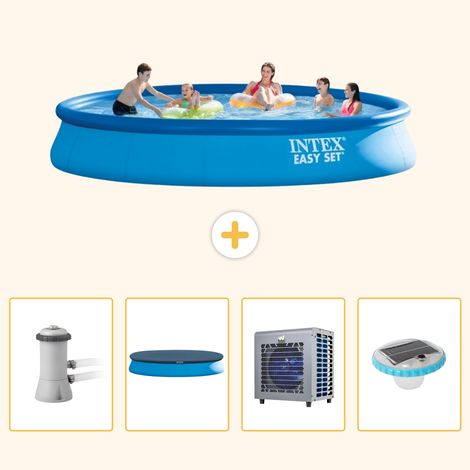 Intex Piscine Easy Set Ronde - 457x84 cm - 5-pièces S175 (1/5)