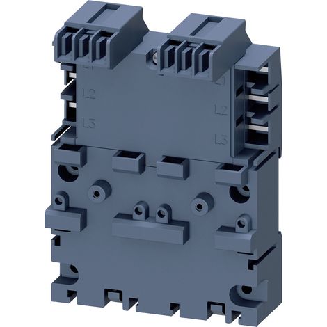 Socle Sirius 3RV29 pour 2 disjoncteurs 3RV2 S00-S0, incluant la prise de connexion 3RV2917-4A (1/4)