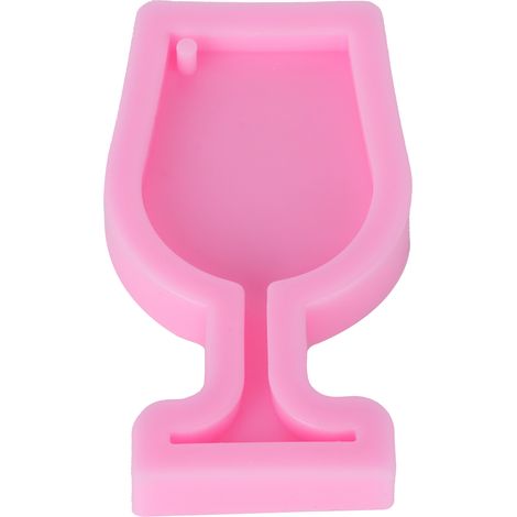 Silikonform in Lebensmittelqualität, ungiftig und geruchlos, Weinglasform, für Mini-Pralinen, Schokolade und Fondant. (1/5)