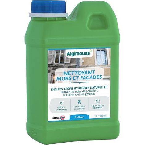 Detergente concentrato per muri e facciate 1l - Algimouss