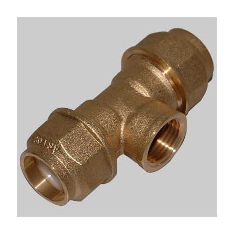RACCORDO A TEE FEMMINA ANELLO RESINA  20 x 1/2 x 20     ASTORI