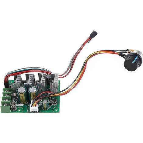 Carte de contrôle de vitesse pour moteur PWM 30 A CC 6-60 V avec régulateur de courant à gradation et écran d'affichage (1/5)