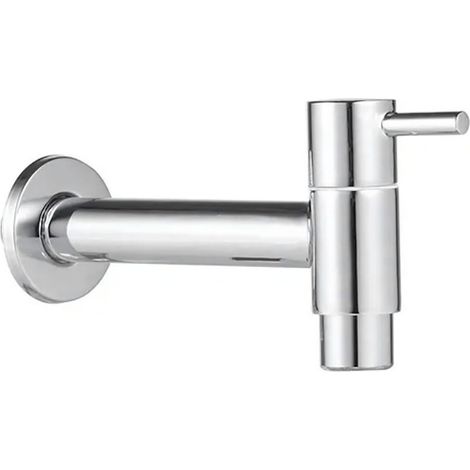 Robinet mural pour machine à laver, en acier inoxydable, avec buse d'eau et bec verseur pour piscine, G1/2 po (1/5)