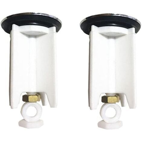 QORVA-2 bouchons de lavabo Bouchon de lavabo universel 40mm Bouchon de lavabo Bouchon de lavabo de salle de bain Bouchon de vidange réglable en hauteur pour vidange de lavabo et bidet