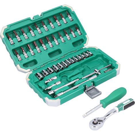 Werkzeugkasten, Autoreparaturset, Profi-Koffer, Heimwerker-Werkzeugkasten, Teilekiste, Eisenwaren (1/5)