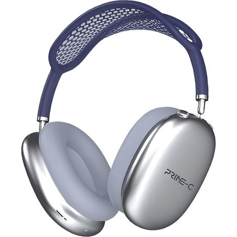 Fones de ouvido Bluetooth de imitação, Bluetooth 5.4, com estojo de transporte - Azul.