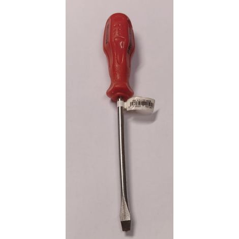 PROMAX - CACCIAVITE GS CON PUNTA PIATTA MAGNETICA 6,5x125MM - MANICO ROSSO ERGONOMICO