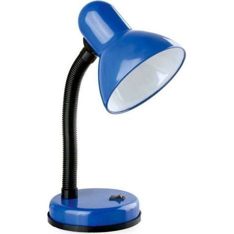 Lampe de bureau flexible bleue Lampe de bureau flexible bleue 12,5 cm Bleue (1/5)