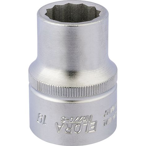 Draper 00682 Elora Bi-Hexagon Socket, 3/4"" Sq. Dr., 19mm (1/5)