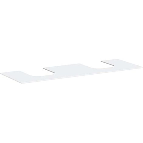 hansgrohe Xevolos E consola, 2 recortes, 1570x550mm, para lavabo (1/3)