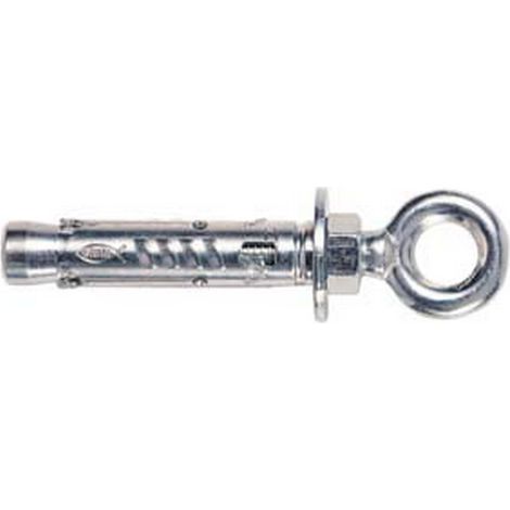 25PZ TASSELLO ACCIAIO OCCHIOLO CHIUSO "TAM"  mm10 MA x mm77 foro occhio