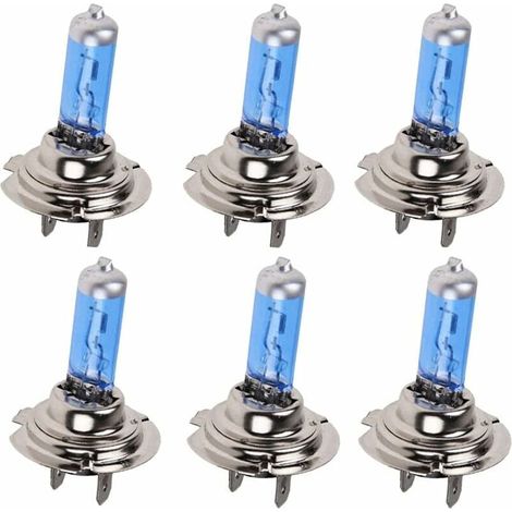 6PCS H7 100w Halogenlampe Xenon Weiß Super Helle 12V Auto Scheinwerfer Nebel Licht Lampe Ersatz (1/4)