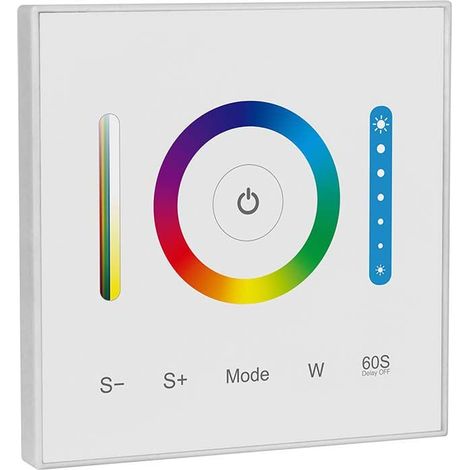 V-TAC SMART Controller gradateur tactile sans fil pare par Strip LED 3in1+RGB+CCT SKU 2915 (1/5)