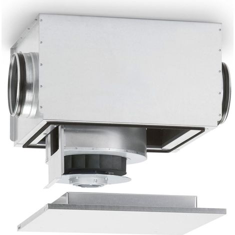 Helios SB EC 160 A Silentbox Rohrventilator schallgedämpft DN 160, 1-PH 230V regelbar, 580m3/h, 120W