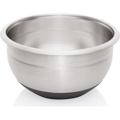 Bol mélangeur avec base antidérapante Ø 20 cm 3 ltr sans graduation inox - Was Germany (1/2)