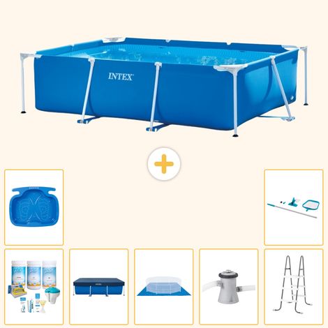Intex Piscine Tubulaire Rectangulaire - 220x150x60 cm - 8-pièces S20009 (1/5)