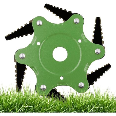 Lame désherbante - Lame de Brosse à Cinq Feuilles pour désherbant,Lame de désherbage en Fil d'acier avec kit (1/5)