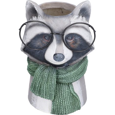 Lot en résine animal lunettes décoratif, vase créatif américain pour salon jardin fleurs séchées F668983 (1/5)