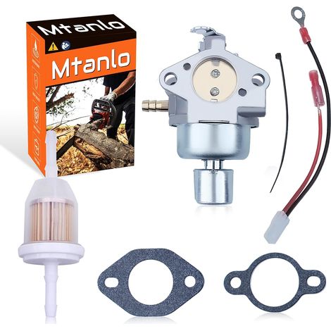Kit de carburateur pour Cub Cadet Kohler LTX1040 LTX1042 LTX1045 XT1-LT42 17AE2ACG, Ensemble de carburateur, filtre à carburant, fil, joint (1/5)