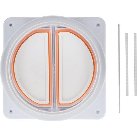 Ej.Life – Clapet anti-retour pour hotte de cuisine – Acier inoxydable avec joint silicone – Diamètre 150-180 mm – Installation facile (1/5)