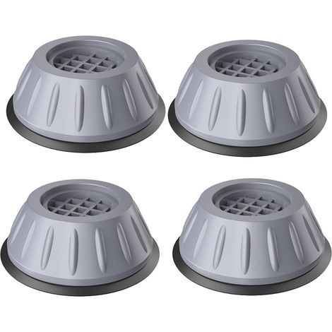 4 PIÈCES Tampon En Caoutchouc De Machine À Laver, Trépied De Machine À Laver, Anti-vibration, Antidérapant, Réduction Du Bruit (Color : 2 pairs (4 pieces)) (1/5)