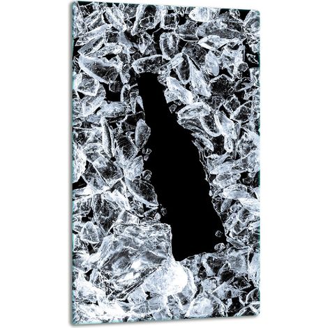 TABLERO DE MESA DE PANEL DE CRISTAL 30x52 ESCARCHADO (1/5)