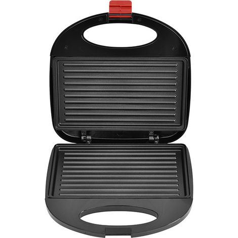 Appareil à sandwichs 750 W, grill à panini, appareil à panini antiadhésif double face pour la cuisson et la pâtisserie (prise US 110 V) (1/5)