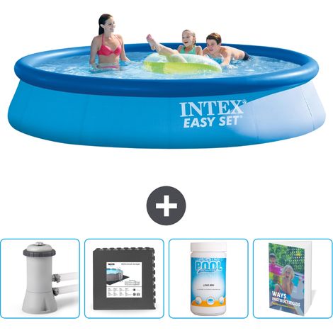 Intex Piscina Easy Set Rotonda - 396x84 cm - 7-pezzi  SCB125 (1/5)