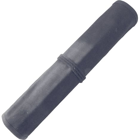 Étui en toile grise pour pinceaux, stylos et crayons de peinture, pochette de rangement pour stylos et crayons de papeterie. (1/5)