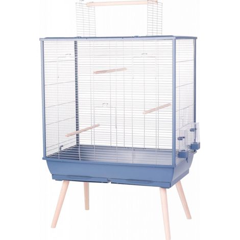 Gabbia Zolux Neolife Blu per Pappagalli Design Scandinavo