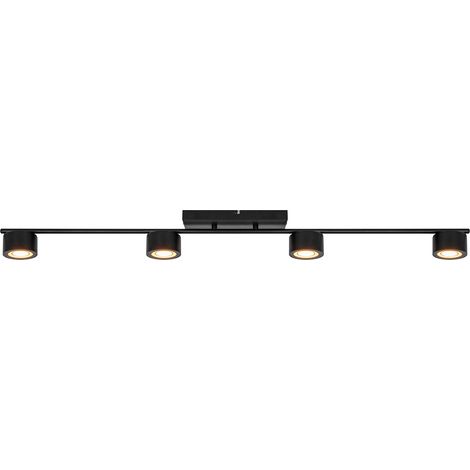 Spoterie CLYDE 4-Rail Métal Noir, H.10 - IP20 - LED Module /Nordlux Intérieur (1/5)