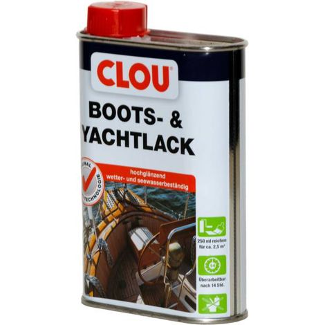 Clou Bootslack 250 ml Holzschutzfarbe (1/5)