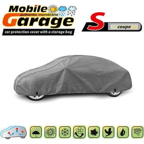 Hochwertige Kegel-Autoabdeckung für Coupé, Mobile Garage-Serie, Größe S 380–400 cm x 100–110 cm