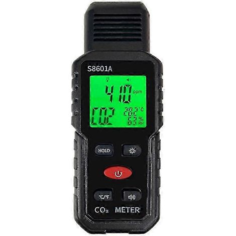 3 en 1 Détecteur de CO2 portable S8601A – Moniteur de qualité de l'air (plage de mesure jusqu'à 5000 ppm) (1/5)