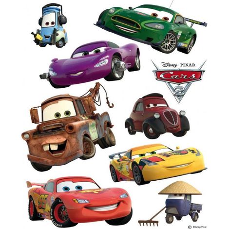 Stickers géant Cars et Ses Amis Disney 42.5 x 65cm (1/4)