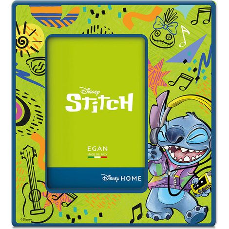 Disney portafoto Stitch ceramica verde 13 x 12 cm
