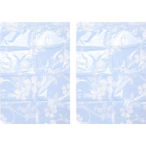 Set mit 2 transparenten Vakuum-Aufbewahrungsbeuteln für Reisedecken, Kleidung und Bettdecken (40 x 60 cm). (1/5)