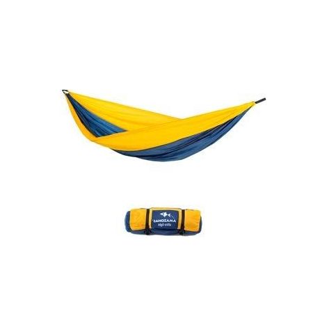 AMAZONAS Amazonas Adventure Hammock XXL - Hamac suspendu - 200 kg - 2 personne(s) - Nylon - Antidéchirure - Bleu - Jaune - 3200 mm (AZ-1030420)