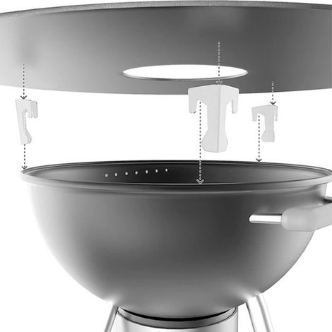 Entretoises Plaque De Feu - Acier Inoxydable - Pour Grill Barbecue Et Bols À Feu - Hauteur 5 Cm - Lot De 4 (1/5)